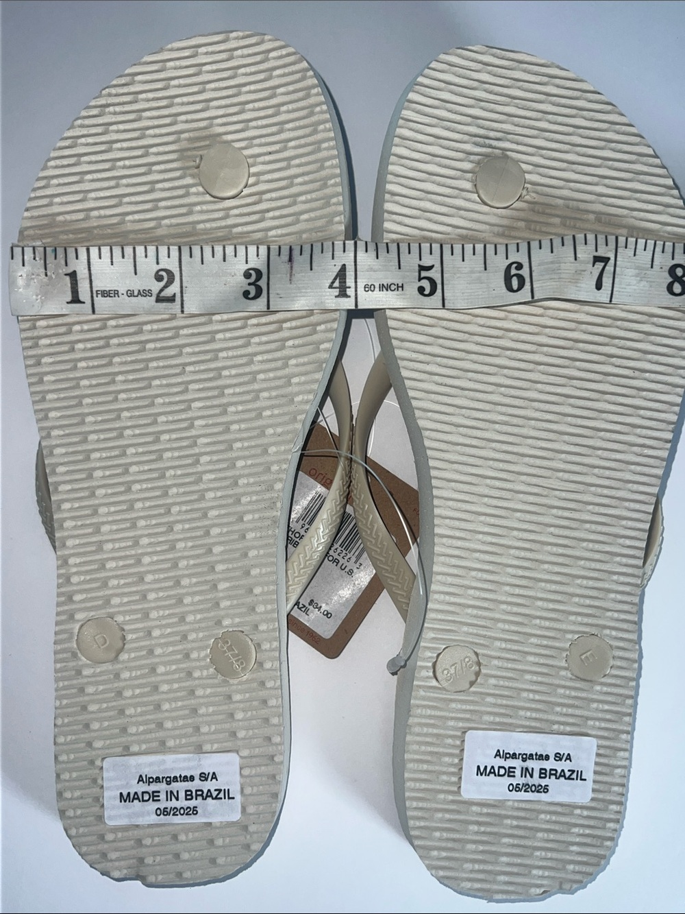 NWT Women's Summer Bliss Slim Flip Flops Havaianas Sandals 7/8 - Picture 12 of 15